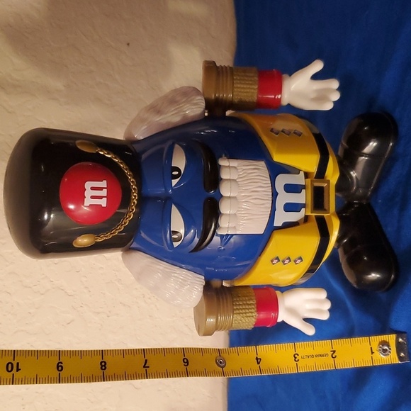 M&M Nutcracker Sweet Limited Edition Blue Candy Dispenser Holiday Collection - Picture 12 of 13